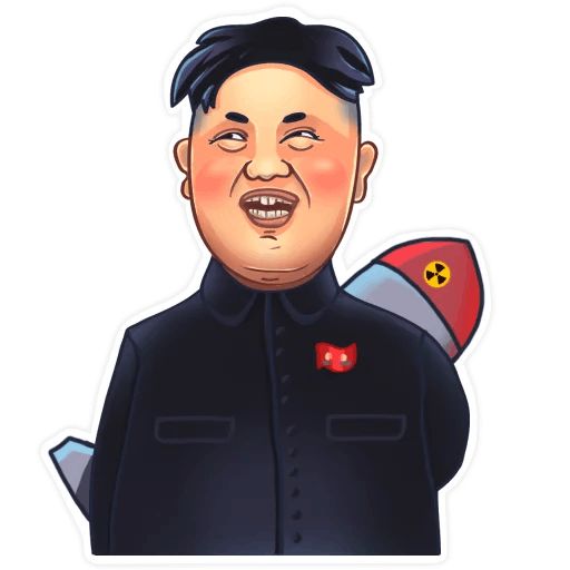 Kim Jong-un sticker 7