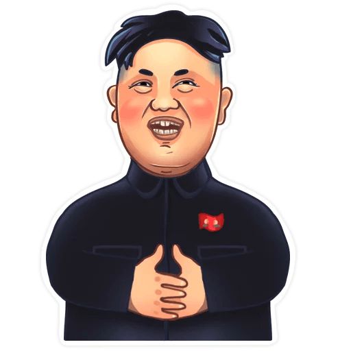 Kim Jong-un sticker 8