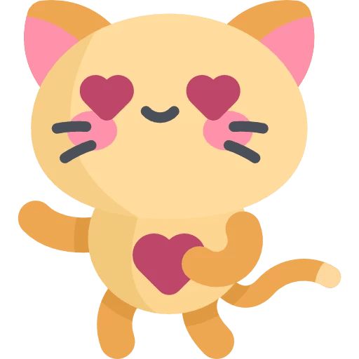 Котёнок Kitty @TuristasTV Telegram sticker pack