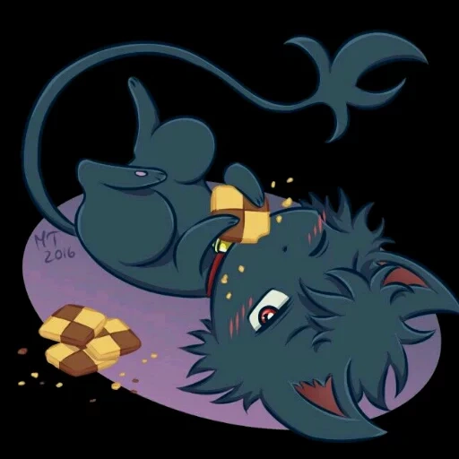 Sleepy Ash(Kuro)- Pecado da preguiça sticker 35