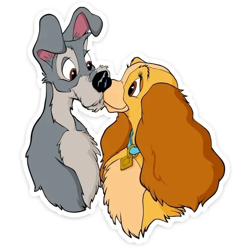 Леди и Бродяга :: @TgSticker Telegram sticker pack