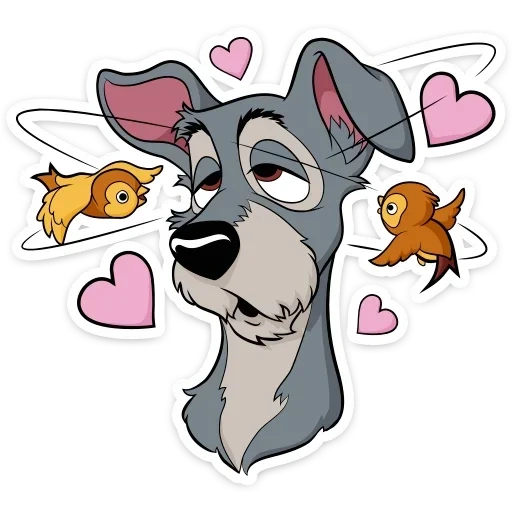 Леди и Бродяга :: @TgSticker sticker 23