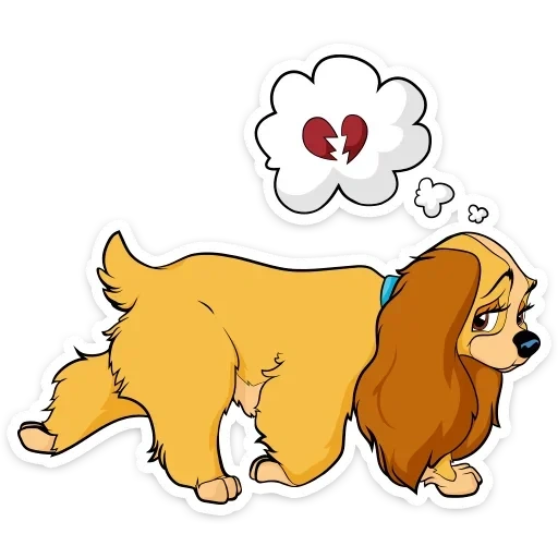 Леди и Бродяга :: @TgSticker sticker 27