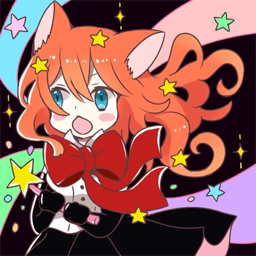 A Magic Cat Girl sticker 5