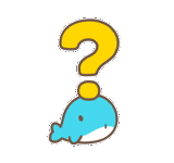 Cute little whale sticker 14