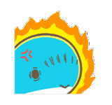 Cute little whale sticker 18