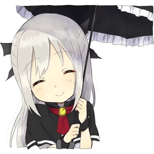 A little girl Sticker (Vampire) :: @line_stickers Telegram sticker pack