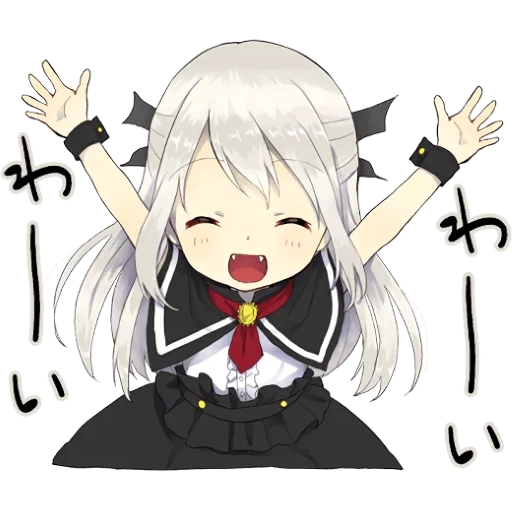A little girl Sticker (Vampire) :: @line_stickers sticker 18