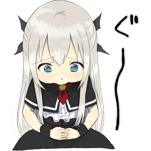 A little girl Sticker (Vampire) :: @line_stickers sticker 32
