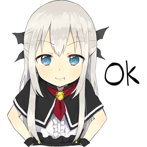 A little girl Sticker (Vampire) ENG :: @line_stickers sticker 15