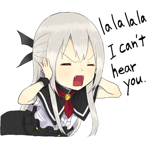 A little girl Sticker (Vampire) ENG :: @line_stickers sticker 19