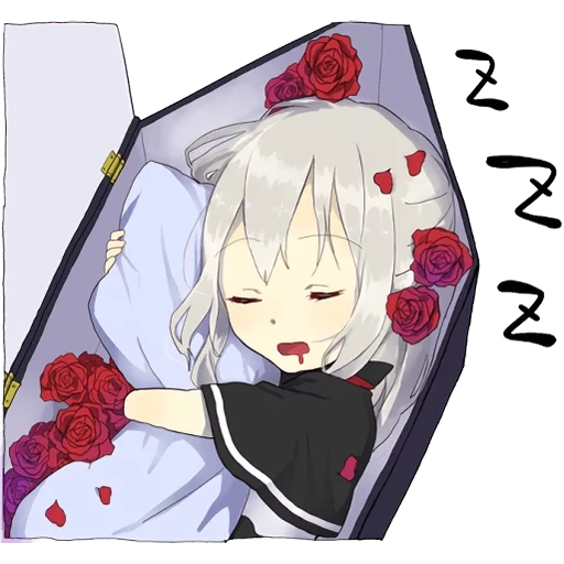 A little girl Sticker (Vampire) ENG :: @line_stickers sticker 20