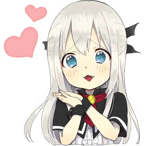 A little girl Sticker (Vampire) ENG :: @line_stickers sticker 3