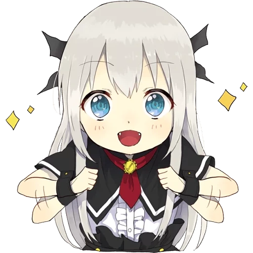 A little girl Sticker (Vampire) ENG :: @line_stickers sticker 25