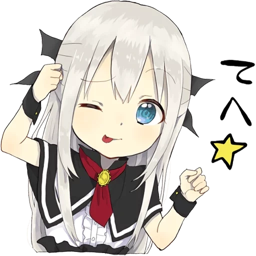 A little girl Sticker (Vampire) ENG :: @line_stickers sticker 27