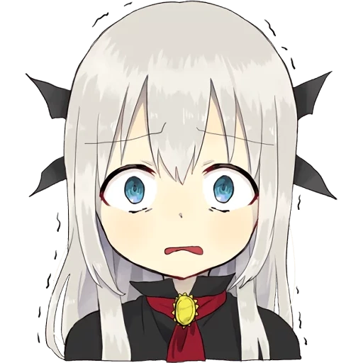 A little girl Sticker (Vampire) ENG :: @line_stickers sticker 31