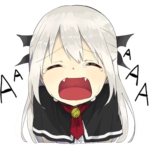 A little girl Sticker (Vampire) ENG :: @line_stickers sticker 37