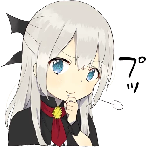 A little girl Sticker (Vampire) ENG :: @line_stickers sticker 40