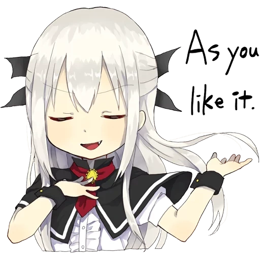 A little girl Sticker (Vampire) ENG :: @line_stickers sticker 5