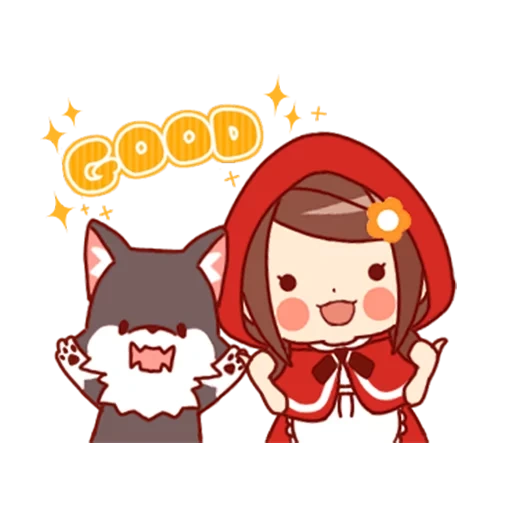 Little Red Riding Hood & Wolf sticker 20