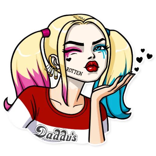 Harley Quinn sticker 2
