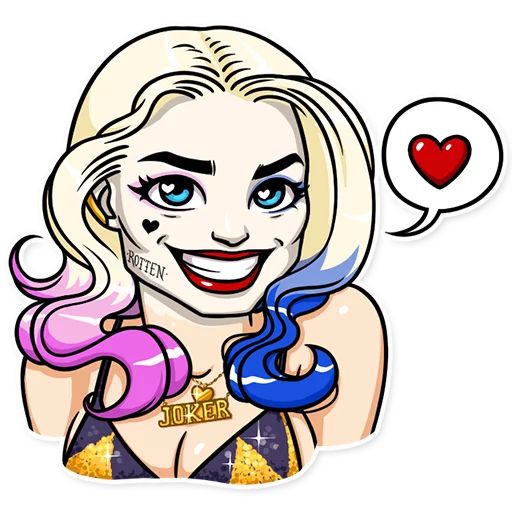 Harley Quinn sticker 14