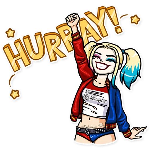 Harley Quinn sticker 18