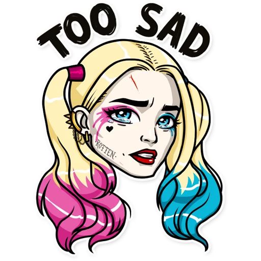 Harley Quinn sticker 20