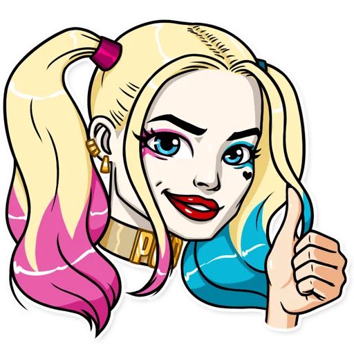 Harley Quinn sticker 3