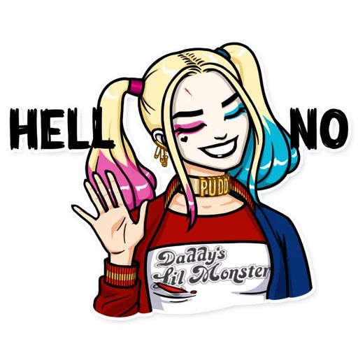 Harley Quinn sticker 21