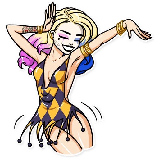 Harley Quinn sticker 25