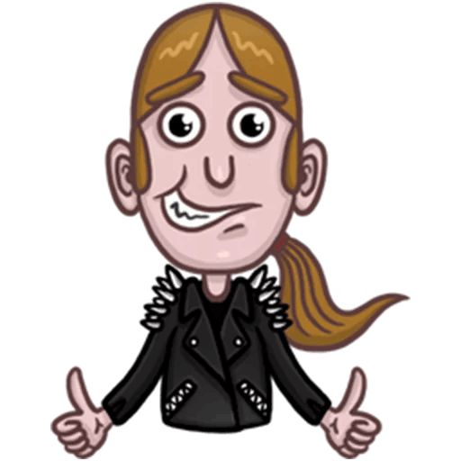 Metal Telegram sticker pack