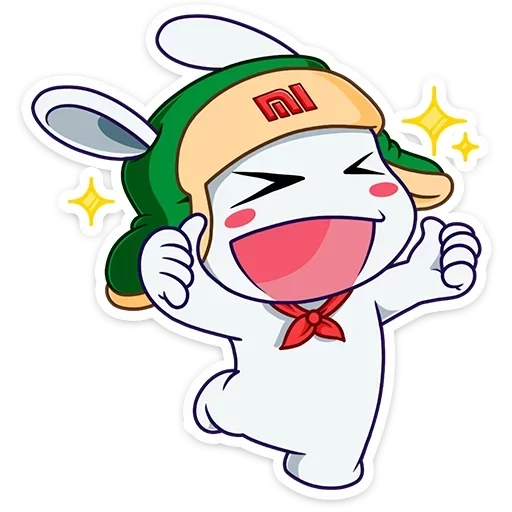 Кролик Mi Rabbit @TgSticker sticker 2