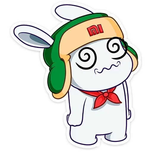 Кролик Mi Rabbit @TgSticker sticker 12
