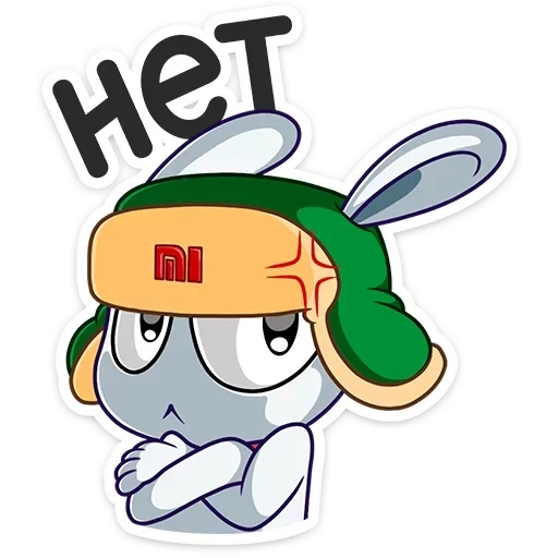 Кролик Mi Rabbit @TgSticker sticker 3