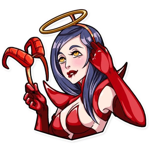 Miss Devil sticker 22
