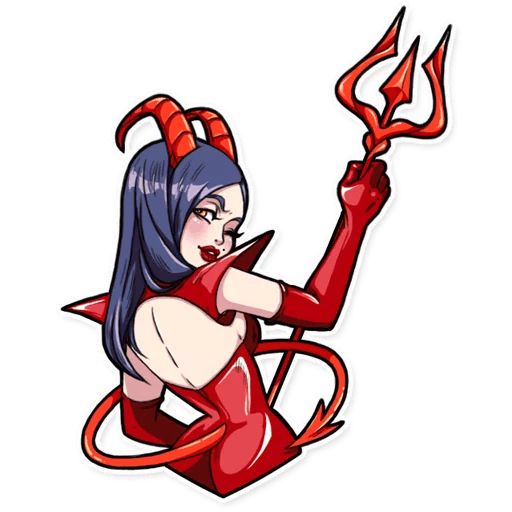 Miss Devil sticker 6