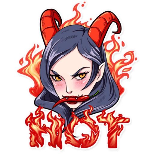 Miss Devil sticker 10