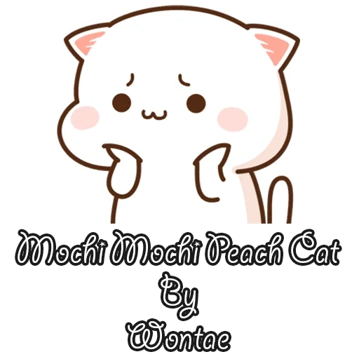 Mochi Mochi Peach Cat Telegram sticker pack
