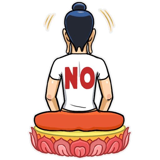 Modern Buddha sticker 11