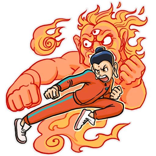 Modern Buddha sticker 18