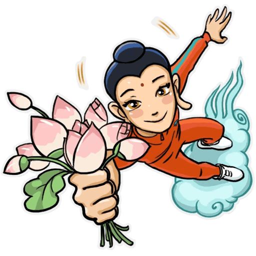 Modern Buddha sticker 31