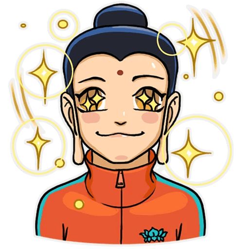 Modern Buddha sticker 8