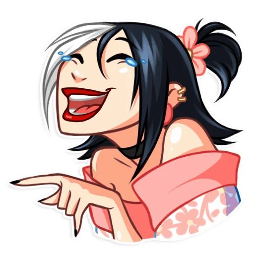 Modern Geisha Telegram sticker pack
