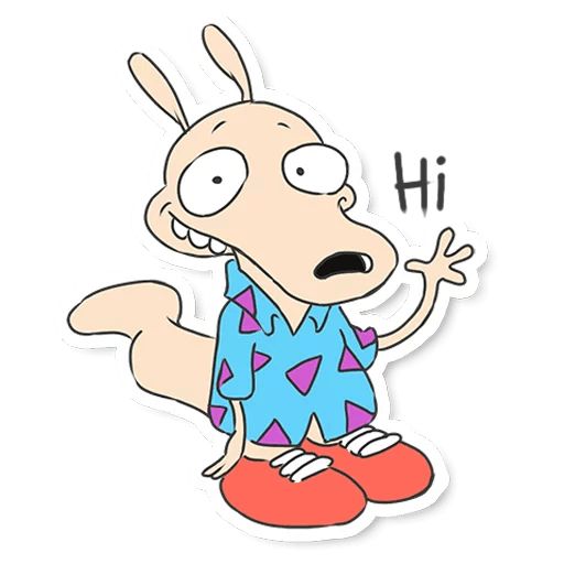 Rocko's modern life Telegram sticker pack