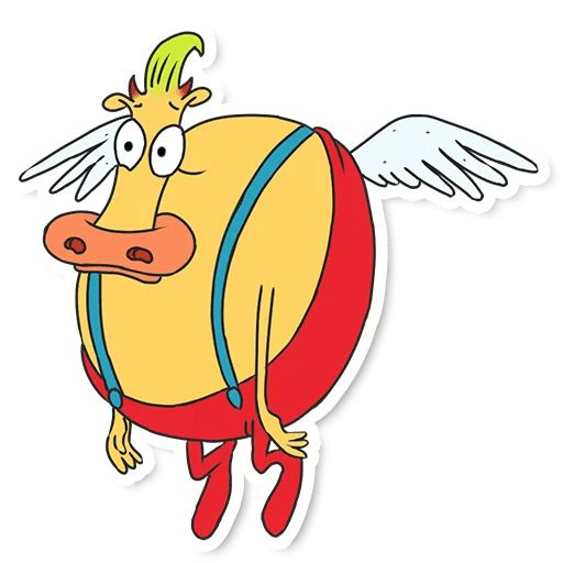 Rocko's modern life sticker 14