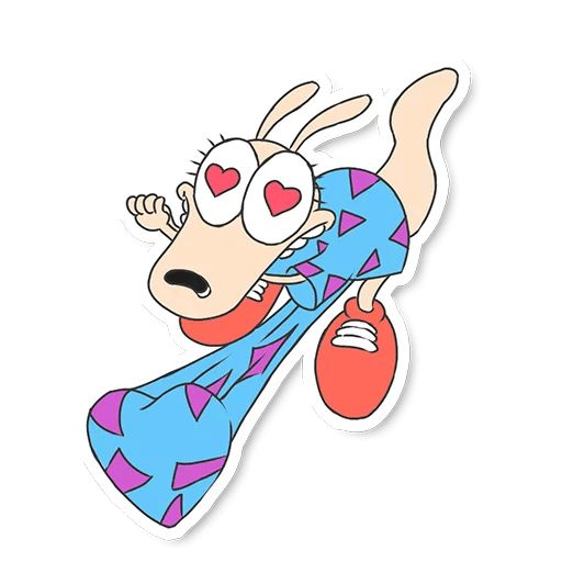 Rocko's modern life sticker 19