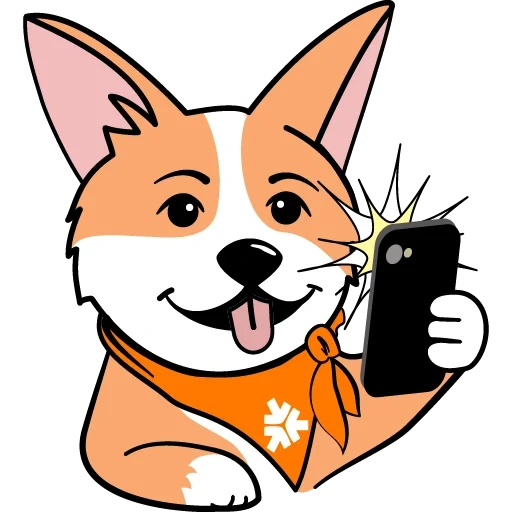 Корги sticker 2