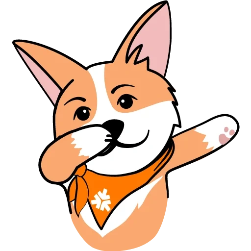 Корги sticker 23