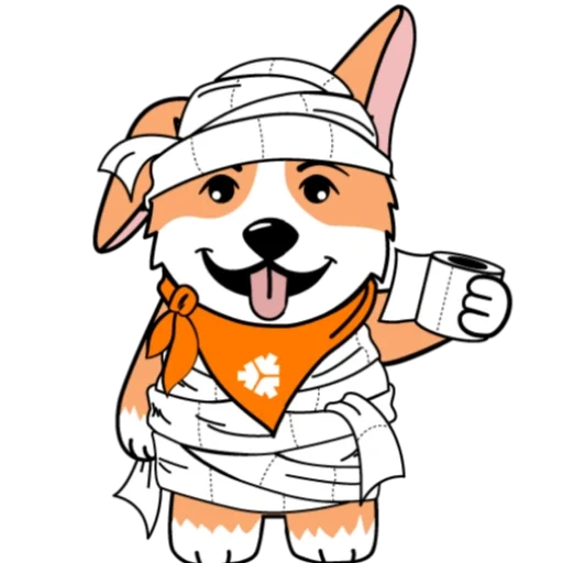 Корги sticker 27